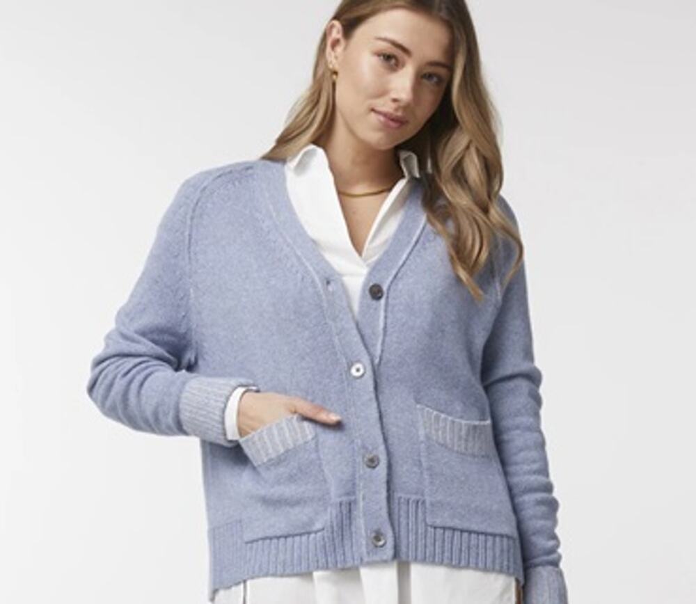 Zaket & Plover Cardigan Sweater Blue